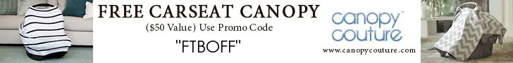 carseat canopy coupon