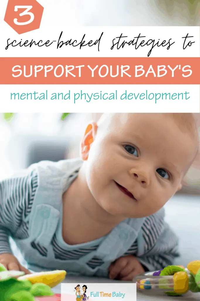 support baby mental physical development pin 1