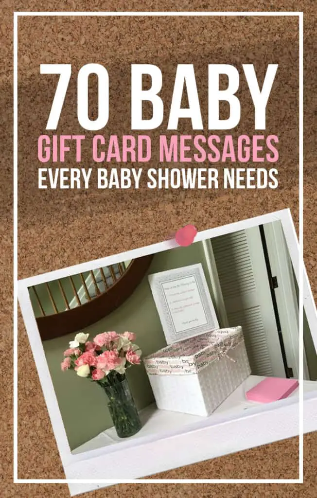 Baby Shower Gift Card Wording - Teddy Gennifer