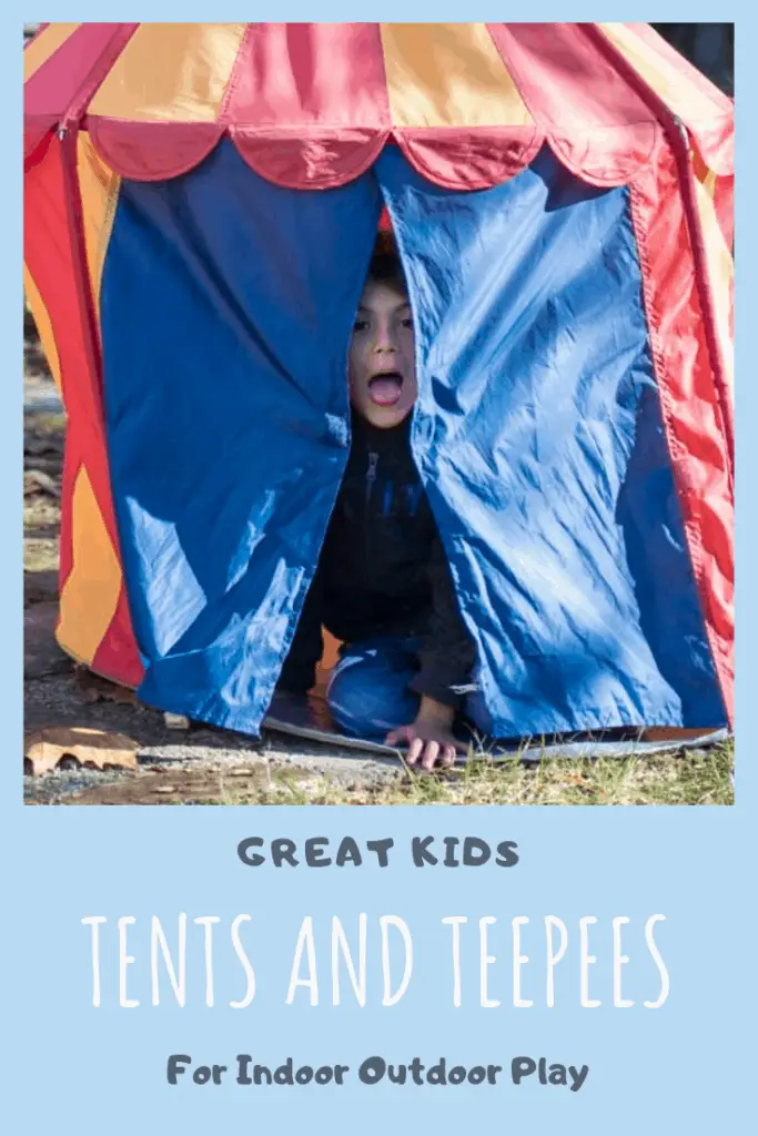 kid in tent pin