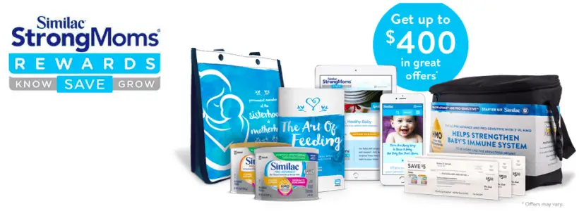 Similac StrongMoms Rewards Freebies