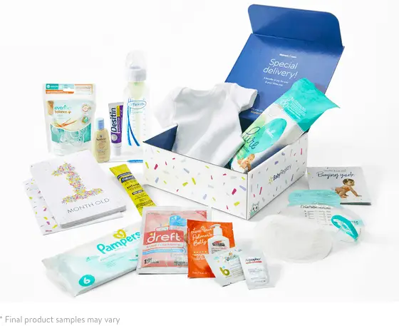 walmart baby registry welcome box