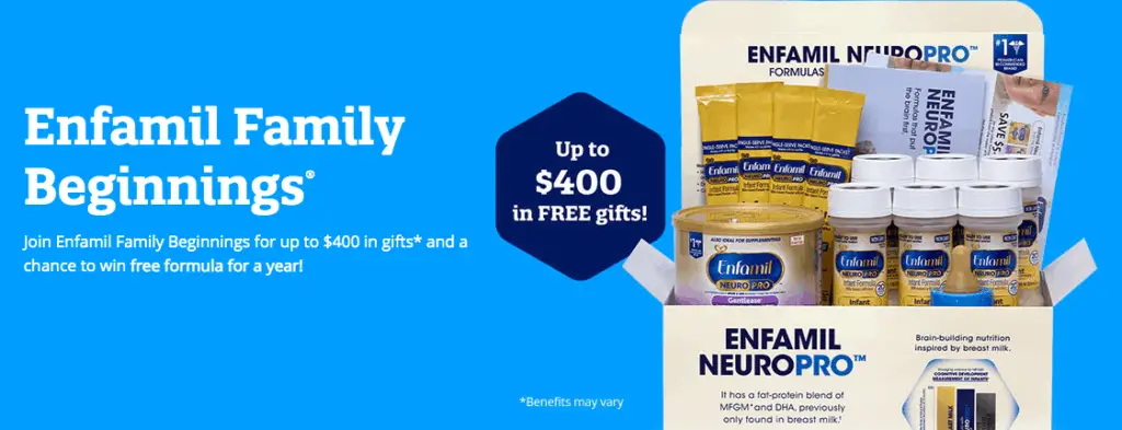 enfamil free samples and coupons