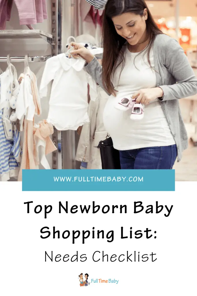 Top Newborn Baby Shopping List Needs Checklist