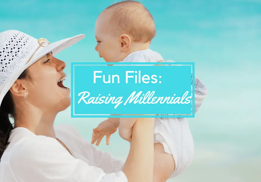 millennials fun files header image of mom and baby